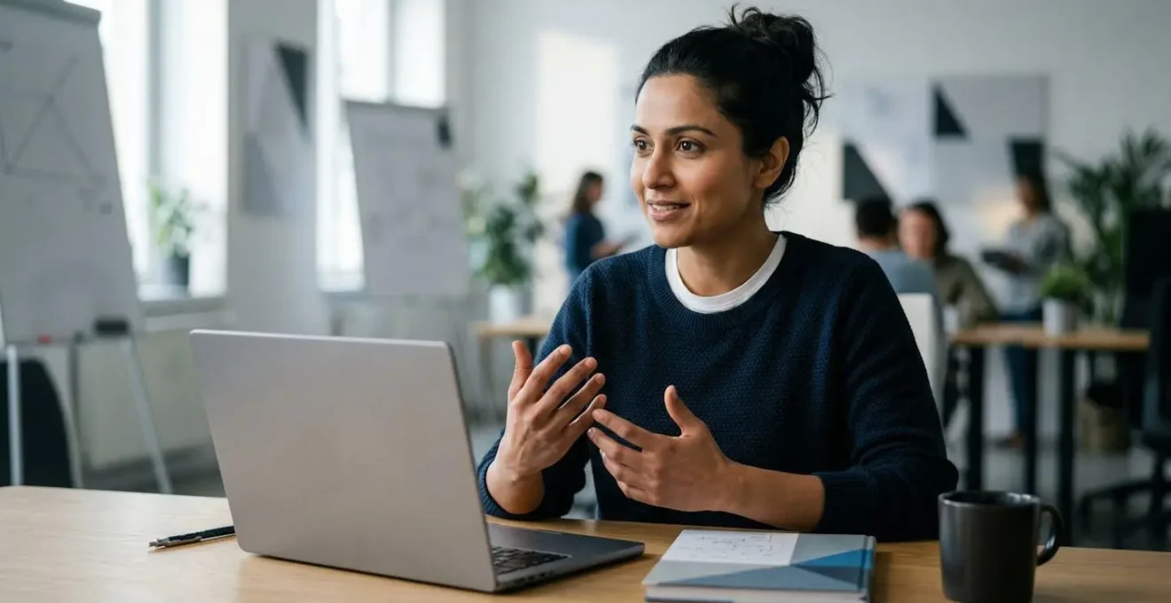 Sviluppatore concentrato durante sessione di live coding tecnico in ambiente collaborativo